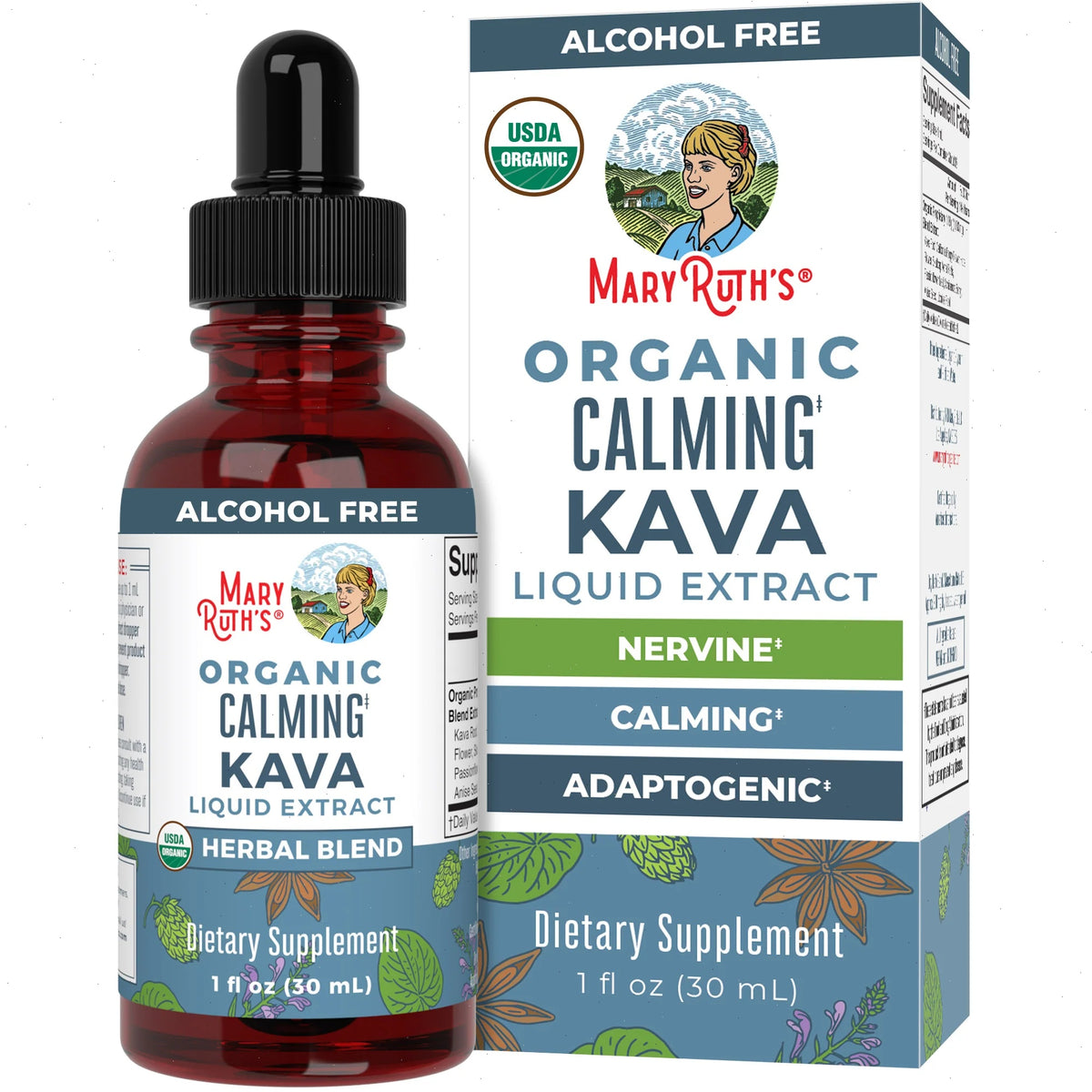 Organic Calming Kava Liquid Drops