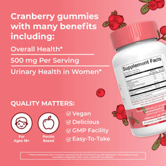 Organic Cranberry Gummies