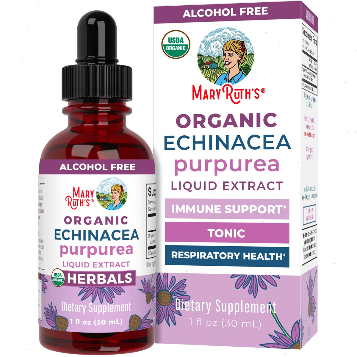 Organic Echinacea Purpurea Herbal Liquid Drops
