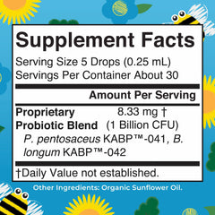 Organic Infant Precision Probiotic Colic Liquid Drops