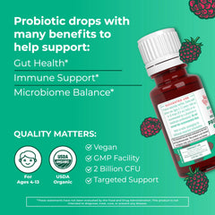 Organic Kids Precision Probiotic Digestive Liquid Drops
