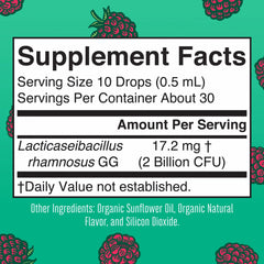 Organic Kids Precision Probiotic Digestive Liquid Drops